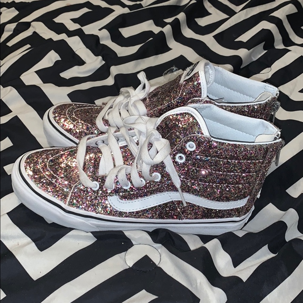 Vans- SK8- Hi Slim Zip- Chunky Glitter